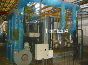Double chamber heating furnace