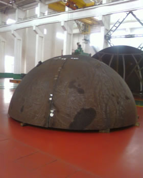 厚壁4+1合金钢球形封头