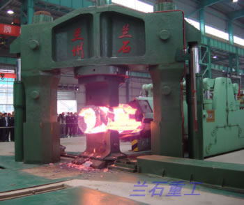 Split frame，double column,'pull down''type high speed forging hydraulic press