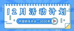中国锻压协会 2020年12月活动计划