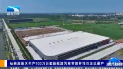 年产100万台套新能源汽车零部件项目实现量产！