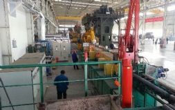 西安博大万吨级2500KW晶闸管中频感应加热成套设备在张煤机投产