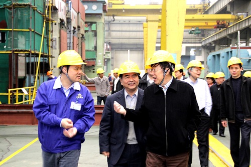 严建文董事长陪同中国工程院高金吉院士、中国工程院谭建荣院士考察现场 严建文董事长陪同中国工程院高金吉院士、中国工程院谭建荣院士考察现场